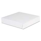 SCT Lock-Corner Pizza Boxes, 8 x 8 x 1.5, White, 100/Carton (1401)