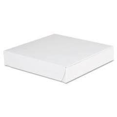 SCT Lock-Corner Pizza Boxes, 8 x 8 x 1.5, White, 100/Carton (1401)