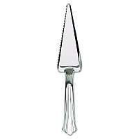 Reflections Heavyweight Plastic Cake Cutter, Silver, 40/Carton (RFCTR)