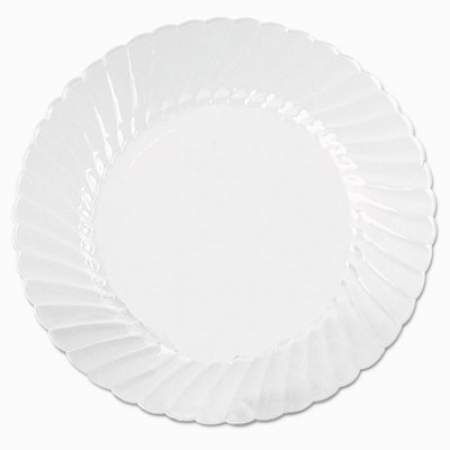 WNA Classicware Plates, Plastic, 10.25" dia, Clear, 18/Bag, 8 Bags/Carton (CW10144)