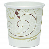 Flexstyle Double Poly Paper Containers, 16 oz, Symphony Design, Paper, 25/Pack, 20 Packs/Carton (H4165SYM)