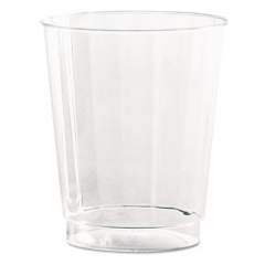 WNA Classic Crystal Tumblers, 8 Oz, Clear, Fluted, Tall, 20/pack, 240/carton (CC8240)