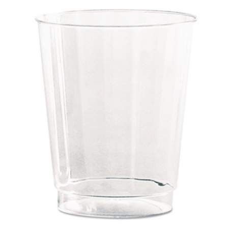 WNA Classic Crystal Tumblers, 8 Oz, Clear, Fluted, Tall, 20/pack, 240/carton (CC8240)