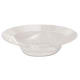 WNA Designerware Plastic Bowls, 10 Ounces, Clear, Round, 10/pack (DWB10180)