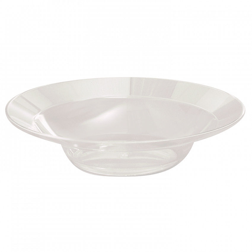 Designerware Plastic Bowls, 10 oz, Clear, Round, 10/Pack, 18 Packs/Carton (DWB10180)