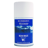 TC Microburst 9000 Air Freshener Refill, Ocean Breeze, 5.3 oz Aerosol Spray, 4/Carton (4012471)