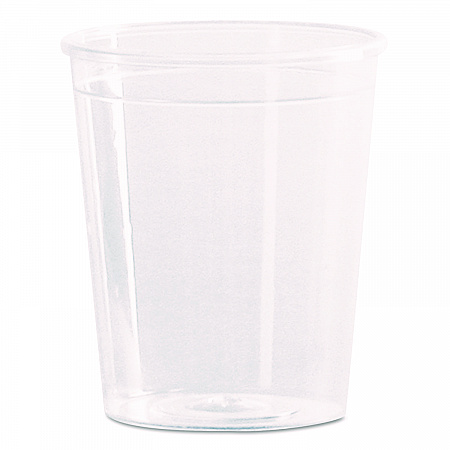 Comet Plastic Portion/Shot Glass, 2 oz, Clear, 50/Pack, 50 Packs/Carton (P20)