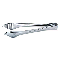 Reflections Heavyweight Plastic Utensils, Serving Tongs, 9", Silver (RFTNG9)