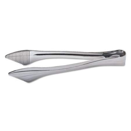 WNA Reflections Heavyweight Plastic Utensils, Serving Tongs, Silver (RFTNG9)