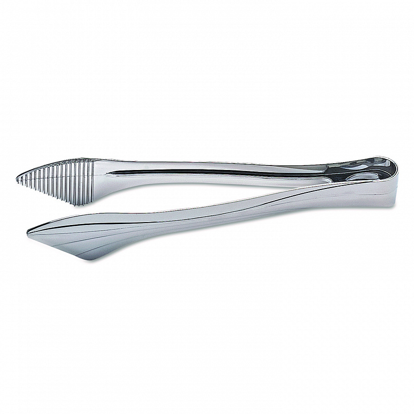 Reflections Heavyweight Plastic Utensils, Serving Tongs, 9", Silver (RFTNG9)