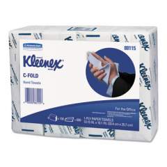 Kleenex C-Fold Paper Towels, 10 1/8 X 13 3/20, White, 150/pack, 16/carton (88115CT)
