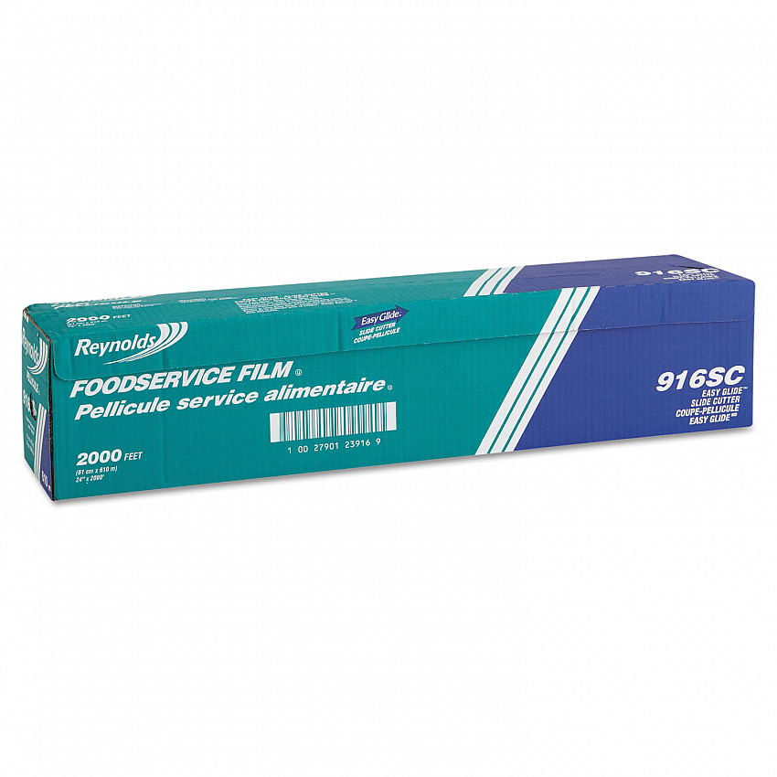PVC Film Roll with Cutter Box, 24" x 2,000 ft (916)