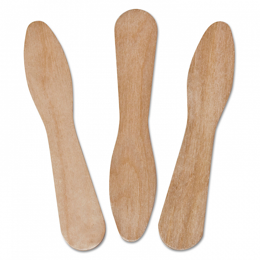 Wooden Taster Spoons, 3.5", Natural, 1,000/Pack, 10 Pack/Carton (R832)