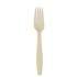 Dart Sweetheart Guildware Polystyrene Forks, Champagne, 100/Box, 10 Boxes/Carton (GBX5FK)