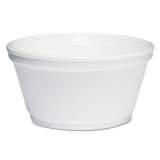 Dart Foam Container, 8 oz, White, 1,000/Carton (8SJ20)