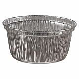Aluminum Baking Cups, 4 oz, 3.38" Diameter x 1.56" h, 1,000/Carton (34130)