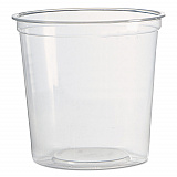 Deli Containers, 24 oz, Clear, Plastic, 500/Carton (APCTR24)