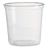 Deli Containers, 24 oz, Clear, Plastic, 500/Carton (APCTR24)