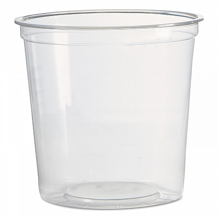 Deli Containers, 24 oz, Clear, Plastic, 500/Carton (APCTR24)