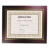 NuDell Leatherette Document Frame, 8-1/2 x 11, Burgundy, Pack of Two (21200)