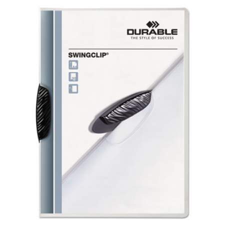 Durable Swingclip Clear Report Cover, Swing Clip, 8.5 x 11, Clear/Clear, 5/Pack (226401)