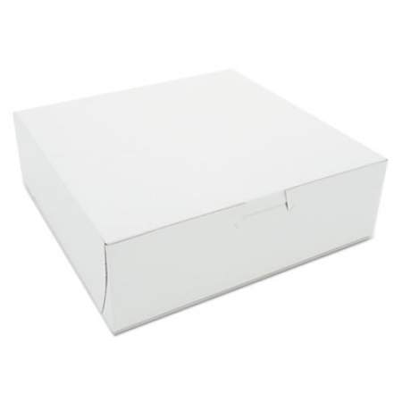 SCT NON-WINDOW BAKERY BOXES, 8 X 8 X 2.5, WHITE, 250/BUNDLE (0933)