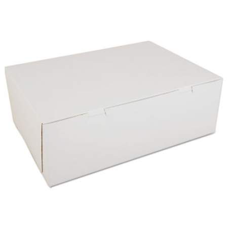 SCT Non-Window Bakery Boxes, 14.5 x 10.5 x 5, White, 100/Carton (1005)