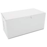 SCT Non-Window Bakery Boxes, 9 x 5 x 4, White, 250/Carton (0949)