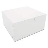 SCT Non-Window Bakery Boxes, 8 x 8 x 4, White, 250/Carton (0941)