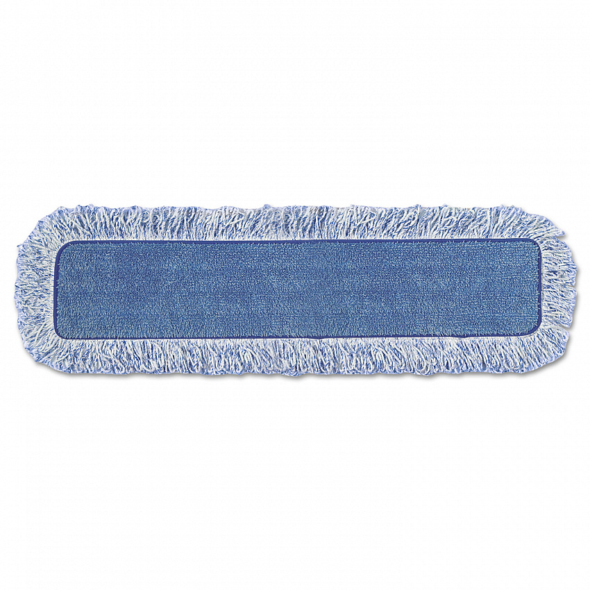 High Absorbency Mop Pad, Nylon/Polyester Microfiber, 18" Long, Blue (Q41600CT)