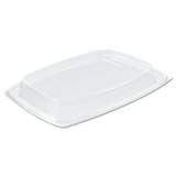 Dart Clearpac Container Lids F/30-60oz Containers, Clear, Ops, 63/bag, 252/case (C64DDLR)