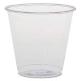 Dart Plastic Sampling Cups, 3.5 oz, Clear, Polystyrene, 100/Bag, 25 Bags/Carton (TK35)