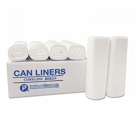 High-Density Commercial Can Liners, 7 gal, 6 mic, 20