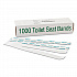 Sani/Shield Printed Toilet Seat Band, 16 x 1.5, Blue/White, 1,000/Carton (300591)