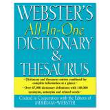 Merriam Webster All-In-One Dictionary/Thesaurus, Hardcover, 768 Pages (FSP0471)