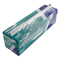 PVC Food Wrap Film Roll in Easy Glide Cutter Box, 18" x 2,000 ft (914SC)
