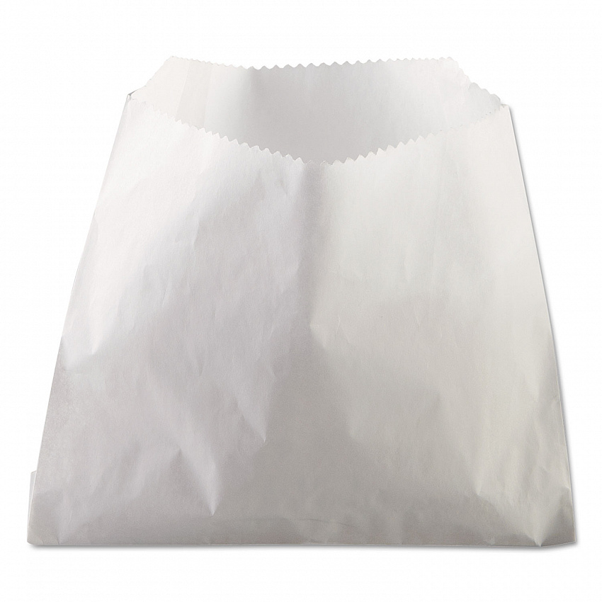 French Fry Bags, 5.5" x 4.5", White, 2,000/Carton (450009)