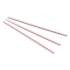 Dixie Unwrapped Hollow Stir-Straws, 5 1/2", Plastic, White/red, 1000/box, 10 Boxes/ct (HS551CT)