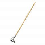 Invader Side-Gate Wet-Mop Handle, 60", Natural/Silver (H516)