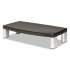 3M Extra-Wide Adjustable Monitor Stand, 20" x 12" x 1" to 5.78", Silver/Black, Supports 40 lbs (MS90B)