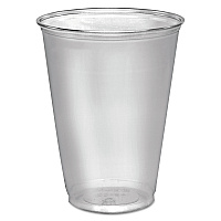 Ultra Clear PET Cups, Tall, 10 oz, Plastic, 50/Pack (TP10DPK)