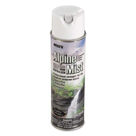 Misty Hand-Held Odor Neutralizer, Alpine Mist, 10 oz Aerosol Spray, 12/Carton (1039394)