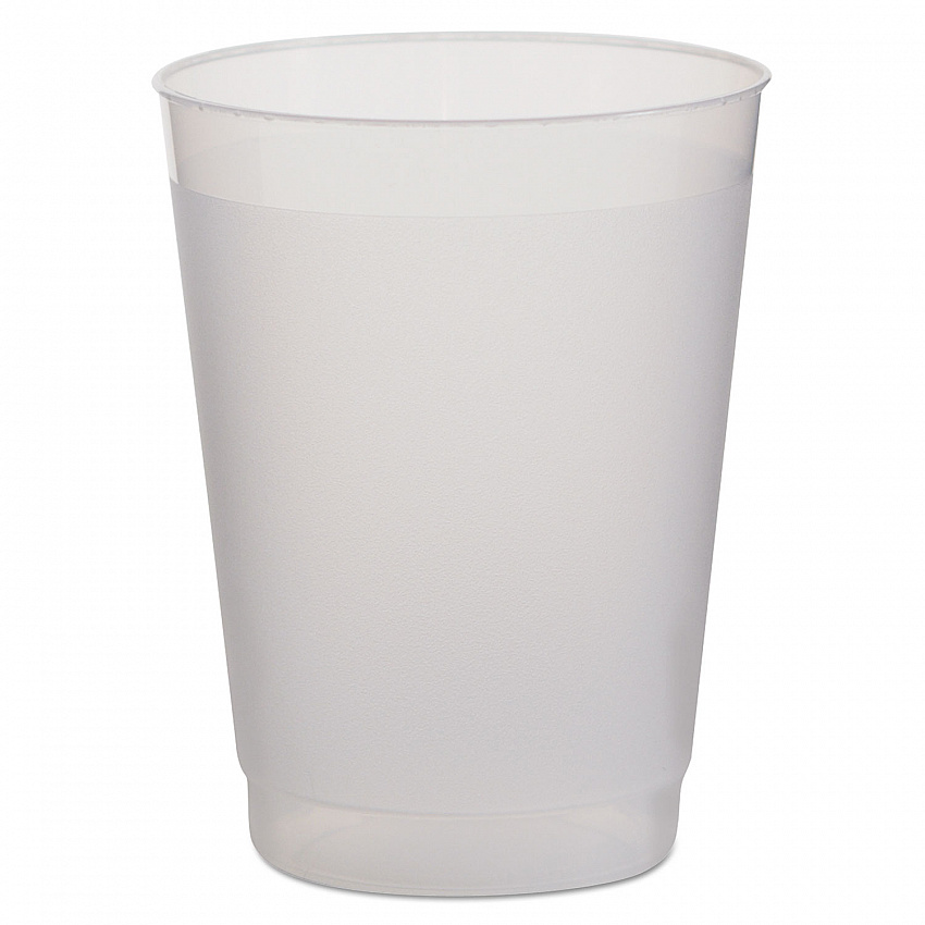 Frost Flex Cups, Cold, 10 oz, Plastic, Frosted, 25/Pack, 20 Packs/Carton (PF10)