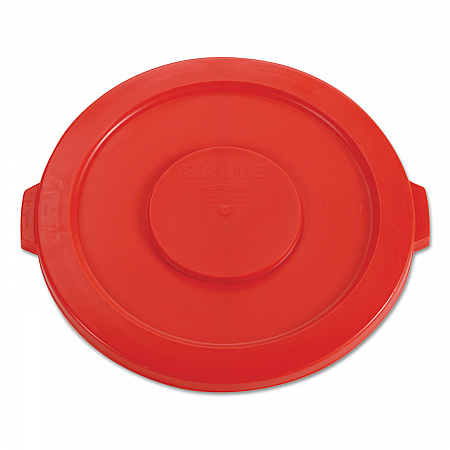 BRUTE Self-Draining Flat Top Lids for 32 gal Round BRUTE Containers, 22.25