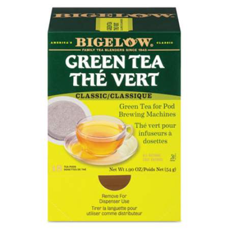 Bigelow Green Tea Pods, 1.90 oz, 18/Box (007906)