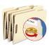 Smead Top Tab 2-Fastener Folders, 1/3-Cut Tabs, Legal Size, 11 pt. Manila, 50/Box (19547)
