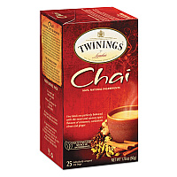 Tea Bags, Chai Spice, 1.76 oz Filterbag, 25/Box (09185)