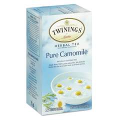TWININGS Tea Bags, Pure Camomile, 1.76 oz, 25/Box (09178)