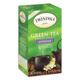 TWININGS Tea Bags, Green with Jasmine, 1.76 oz, 25/Box (10021)
