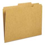 Smead Guide Height Reinforced Heavyweight Kraft File Folders, 2/5-Cut 2-Ply Tab, Right of Center, Letter Size, Kraft, 100/Box (10776)
